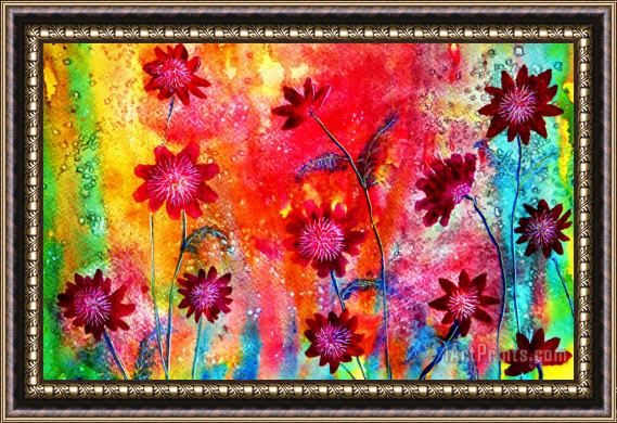 Collection 9 Spring Flowers Framed Painting
