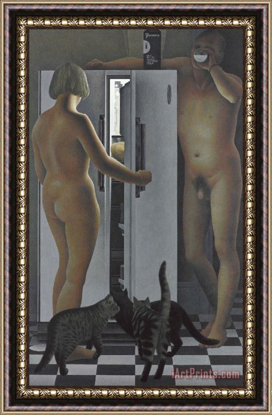 Collection Alex Colville Refrigerator Contextual Framed Painting