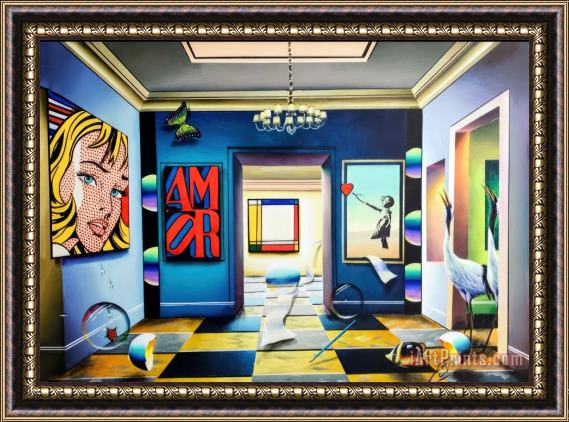 Collection Amor by Ferjo Framed Painting