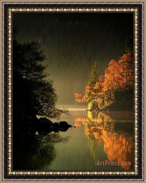 Collection Autumn on Loch Ard Framed Painting