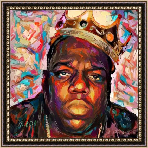 Collection Biggie Smalls Framed Painting