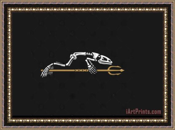 Collection Bone Frog Framed Painting