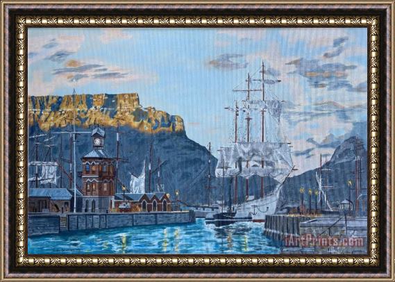Collection Cape Town Harbor Framed Painting