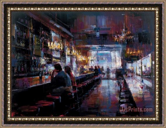 Collection Cocktails at Carmines Framed Painting