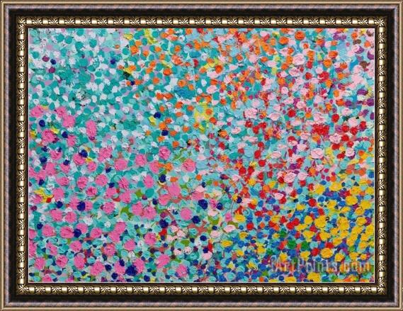 Collection Colorful Palette Framed Painting
