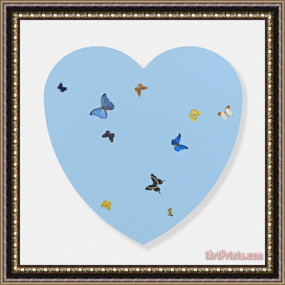 Collection Damien Hirst Butterfly Framed Painting