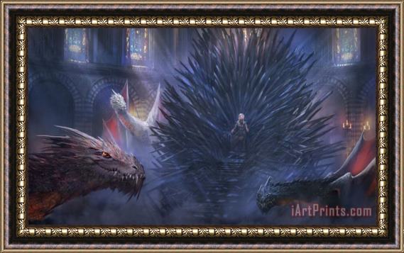 Collection Dragon Queen II Framed Print