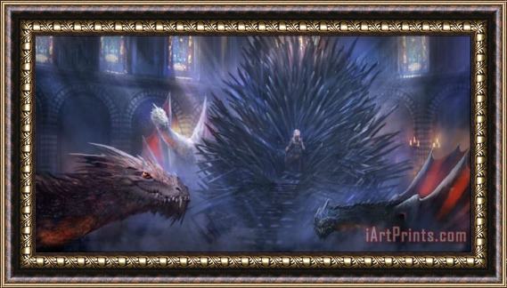 Collection Dragon Queen Framed Painting