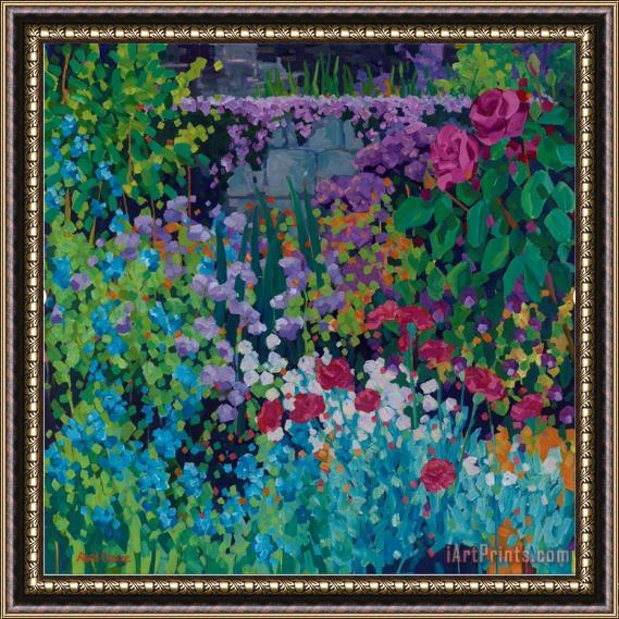 Collection Flower Garden Framed Painting