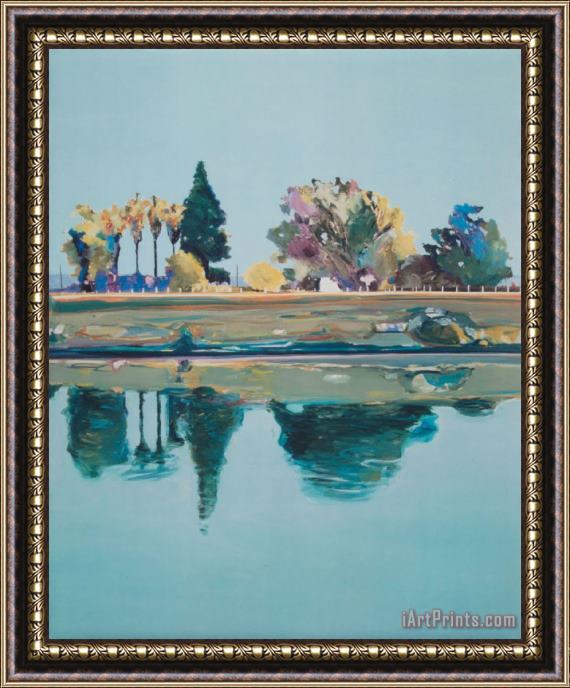 Collection Gregory Kondos River Framed Painting