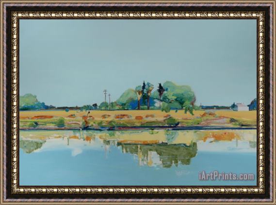 Collection Gregory Kondos Sacramento River Summer Framed Painting