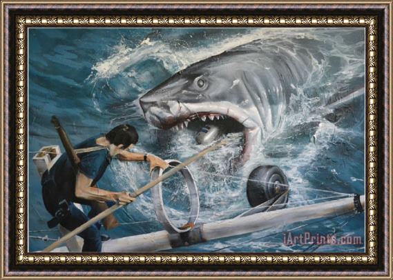 Collection Jaws B Framed Painting