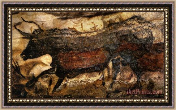 Collection Lascaux Bulls Framed Painting