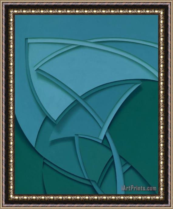 Collection London Tomma Abts Framed Painting