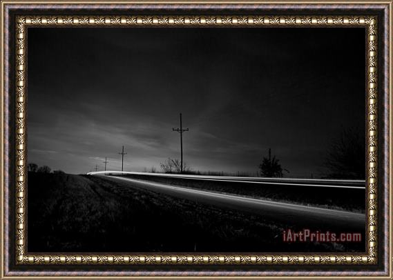 Collection Lonely Stretch of Highway Framed Print