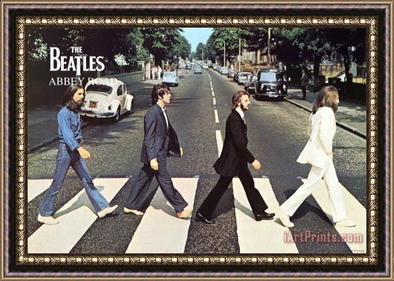 Collection The Beatles Abbey Road II Framed Painting