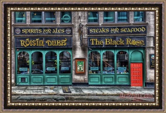 Collection The Black Rose Resuraunt Boston Framed Painting