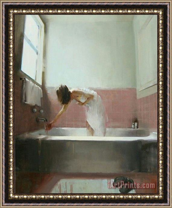 Collection Woman in Tub Framed Painting