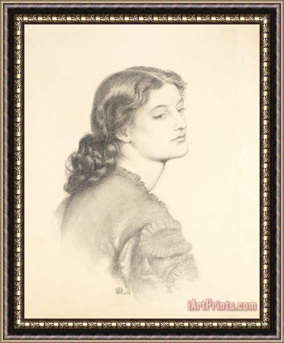 Dante Gabriel Rossetti Portrait of Ada Vernon Framed Painting