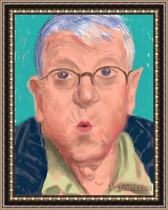 David Hockney Self Portrait, 25 March 2012, No. 2 (1233), 2012 Framed Print