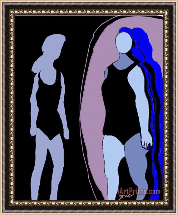 Diana Ong Anorexia Nervosa II Framed Painting