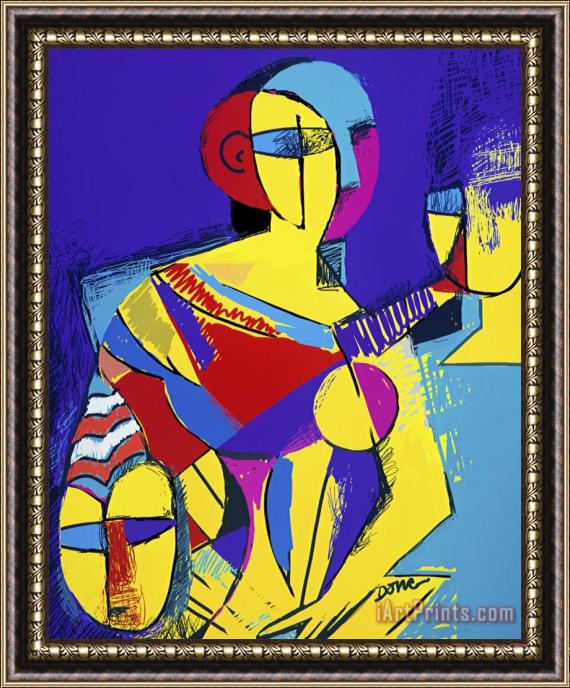 Diana Ong Homage to Picasso Framed Print