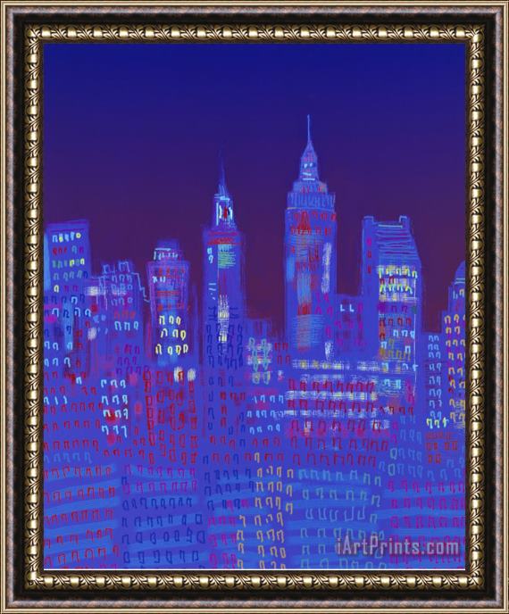 Diana Ong New York New York Framed Print