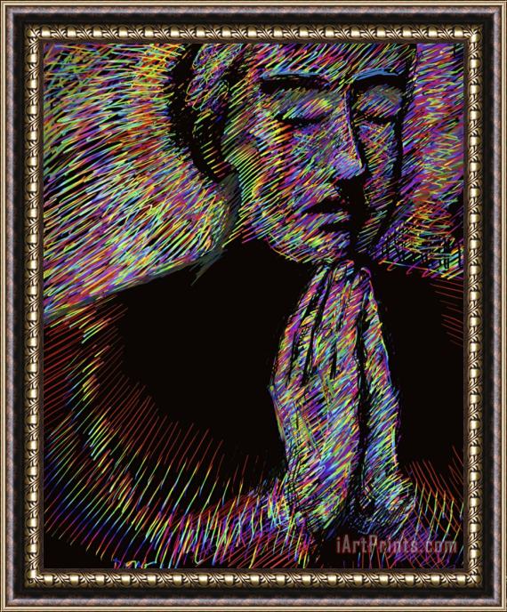 Diana Ong Prayer Framed Painting