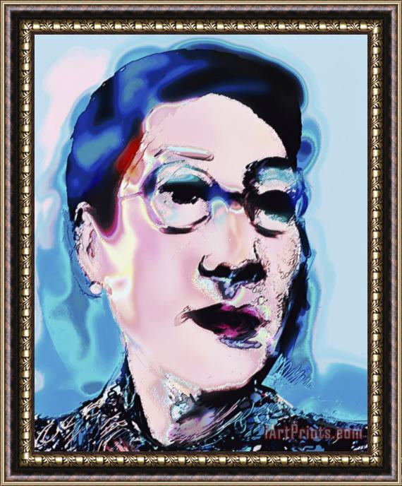Diana Ong Self Portrait Framed Print