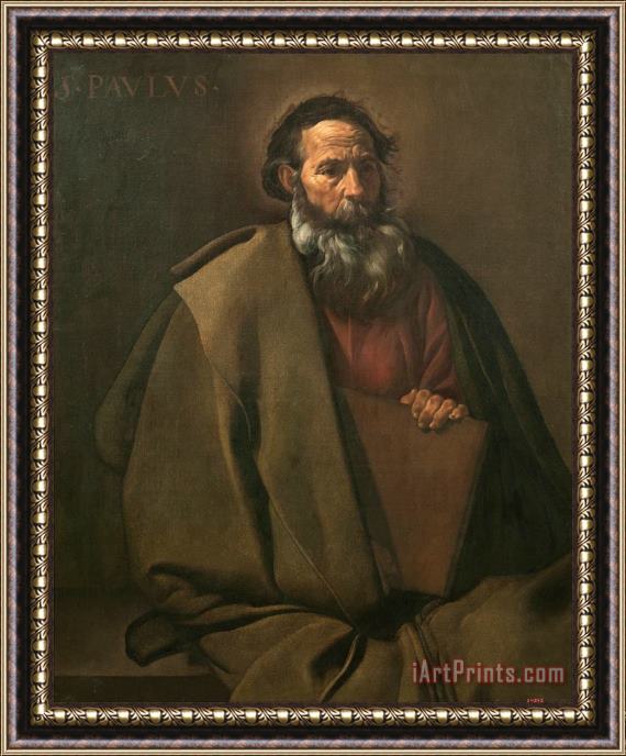 Diego Velazquez Saint Paul Framed Painting
