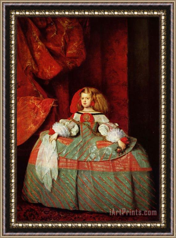 Diego Velazquez The Infanta Maria Marguerita in Pink 1659 Framed Print