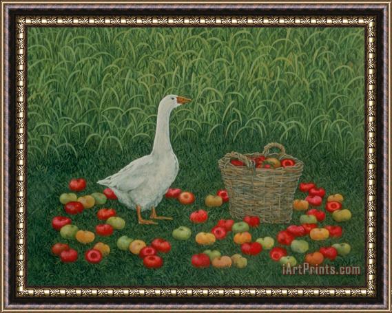 Ditz The Apple Basket Framed Painting