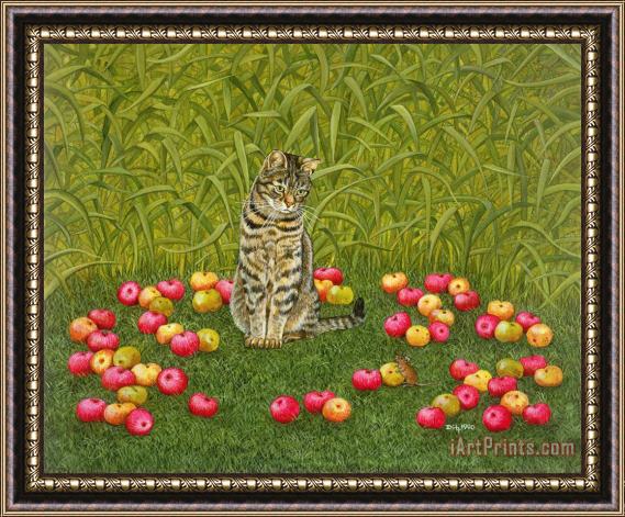 Ditz The Apple Mouse Framed Painting