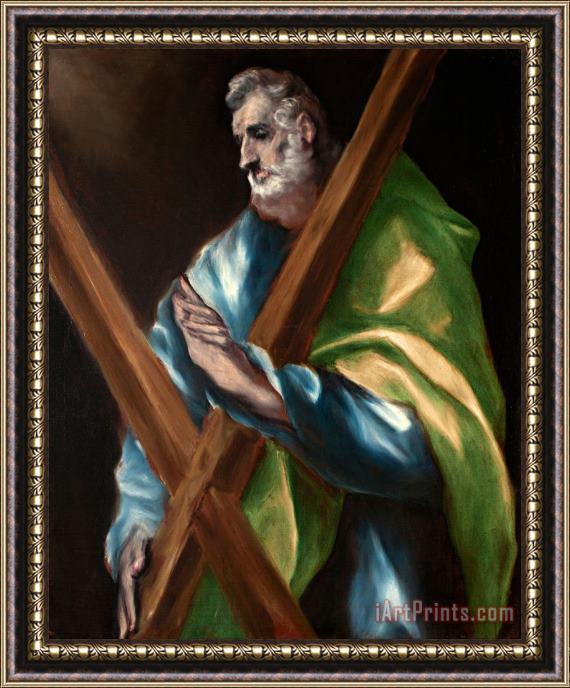 Domenikos Theotokopoulos, El Greco St. Andrew Framed Print