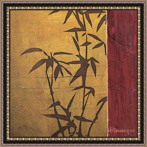 don li leger Modern Bamboo II Framed Painting