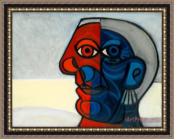 Dora Maar Portrait De Picasso Framed Painting
