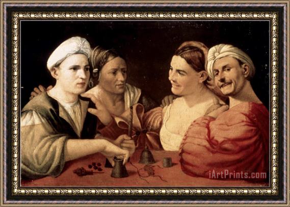 Dosso Dossi The Magicians Framed Painting