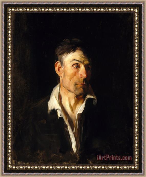 Duveneck, Frank Portrait of a Man (richard Creifelds) Framed Painting