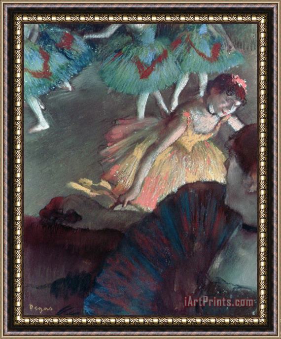 Edgar Degas Ballerina and Lady with a Fan Framed Print