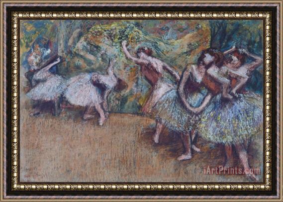 Edgar Degas Ballet Scene Framed Print