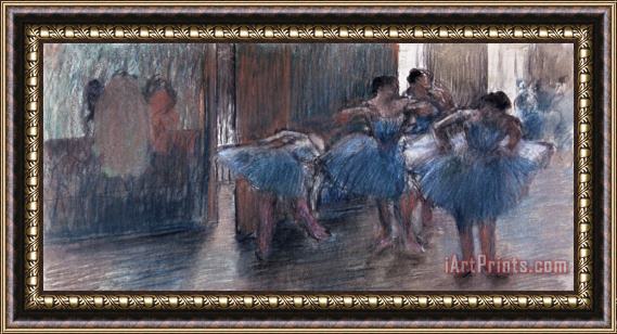 Edgar Degas Dancers Framed Painting