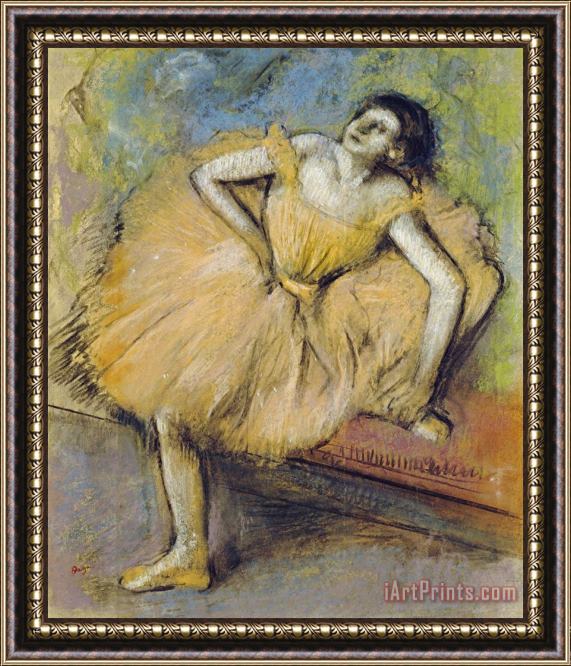 Edgar Degas Danseuse Assise Framed Print