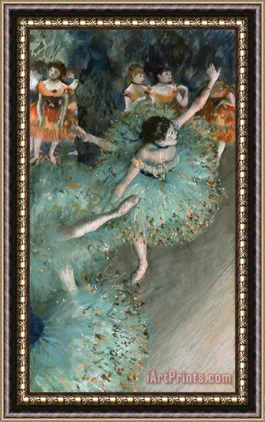 Edgar Degas Danseuse Basculant (danseuse Verte) Framed Print