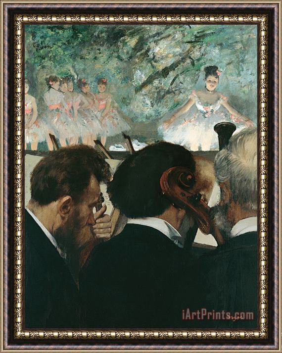 Edgar Degas Orchestra Musicians Framed Print