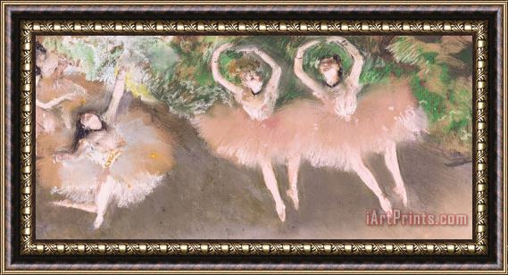 Edgar Degas Scene De Ballet Framed Print
