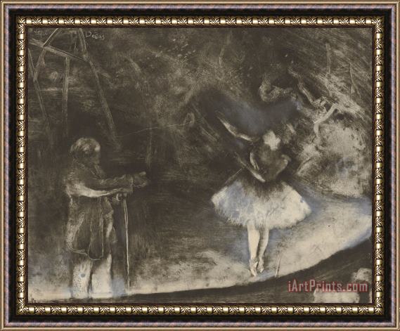 Edgar Degas The Ballet Master (le Maitre De Ballet) Framed Painting