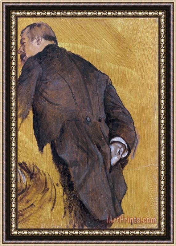 Edgar Degas The Impresario Framed Painting