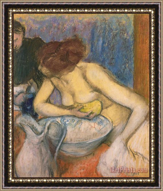 Edgar Degas The Toilet Framed Painting