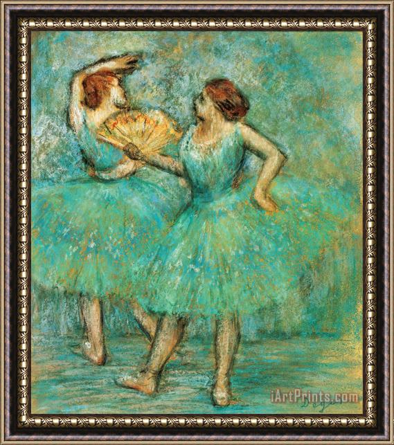 Edgar Degas Two Dancers, C. 1905 Framed Print