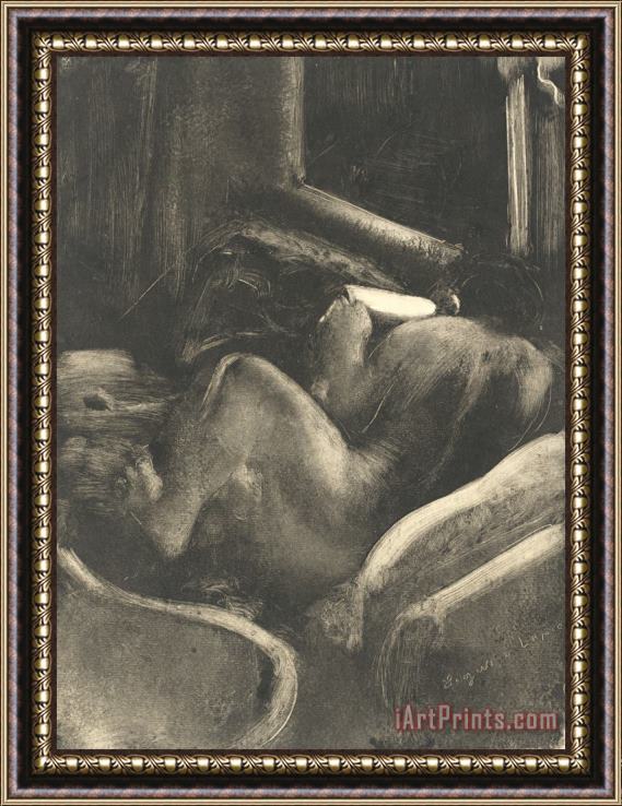 Edgar Degas Woman Reading (liseuse) Framed Painting